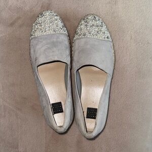 Elegant Gray Suede Women's Shoes